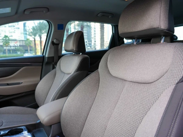  White Hyundai Santa Fe Photo 