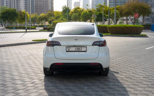  White Tesla Model Y Long Range Photo 
