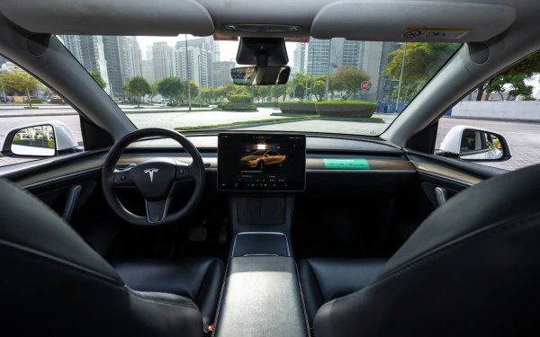  White Tesla Model Y Long Range Photo 