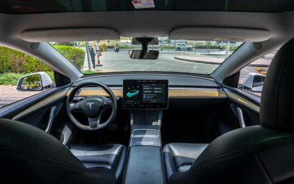  White Tesla Model Y Long Range Photo 