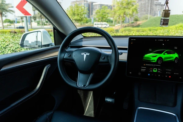  White Tesla Model Y Long Range Photo 
